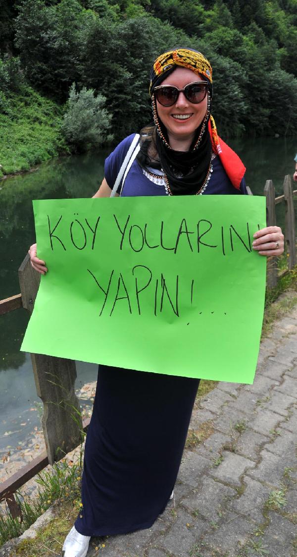 Yeşil Yol, Hemşin'de protesto edildi