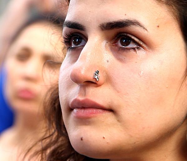 HDP'li Jiyan'ın Suruç gözyaşı