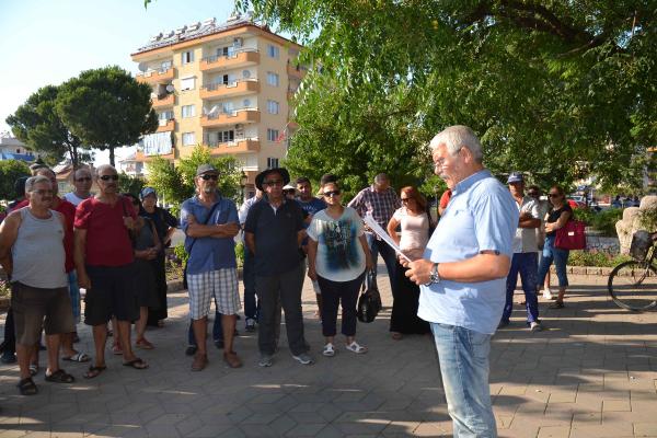 Suruç'taki patlama Ortaca'da protesto edildi