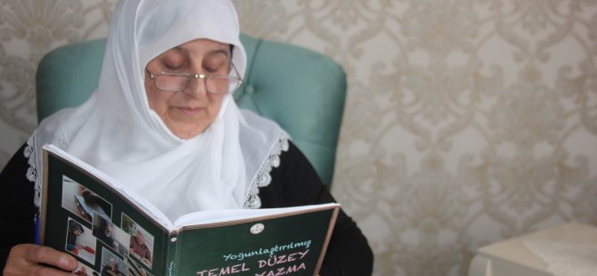 Gurbetçi teyze 40 yıl sonra okuma-yazma öğrendi