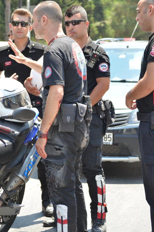 'Merkez kaza yaptık, ambulans gönderin'