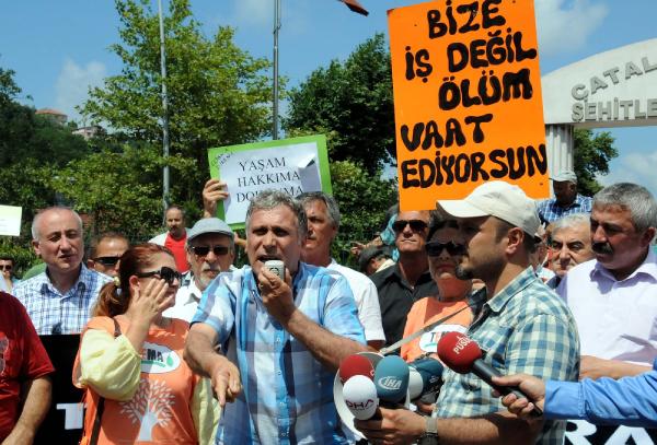 Çatalağzı'nda termik santral protestosu