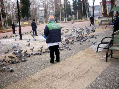 Gaziantep'te sokak hayvanları için beslenme merkezi