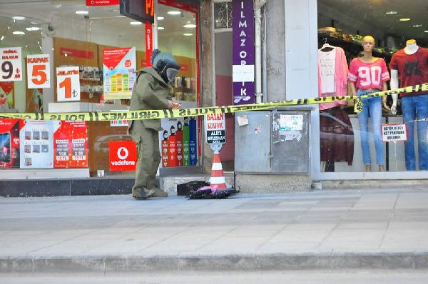 Çorum'da şüpheli çanta endişe yarattı