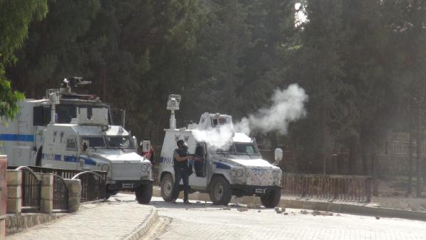 Nusaybin'de olaylar çıktı, bir kadın yaralandı
