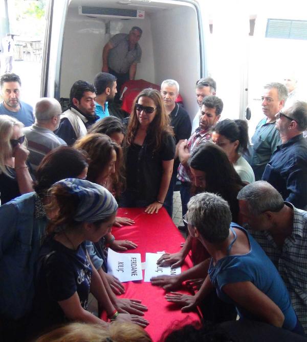 HDP’li Ferdane Kılıç ve oğlu Nartan'ın cenazeleri Bursa’ya getirildi