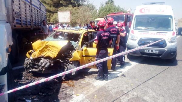 Şanlıurfa’da kaza: 1 ölü, 1 yaralı