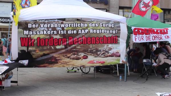 Suruç patlaması Köln'de protesto edildi