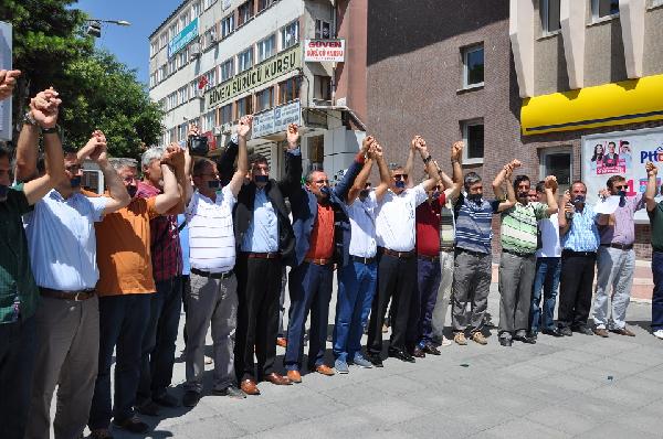 Teröre karşı sessiz eylem