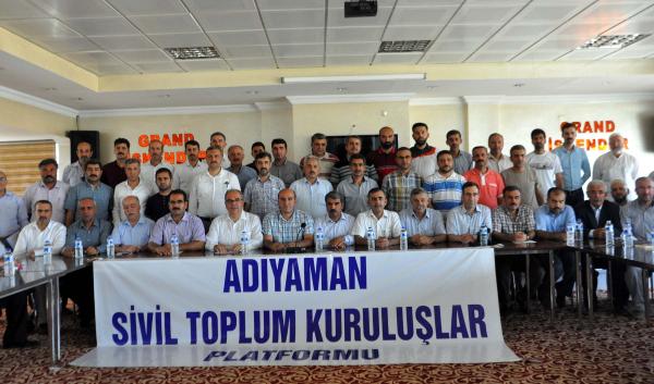 Adıyaman’daki 152 STK, terörü kınadı