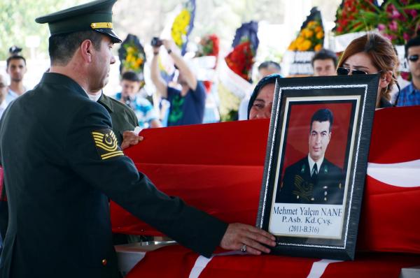 Şehit Astsubay için Gaziantep’te tören düzenlendi (2)