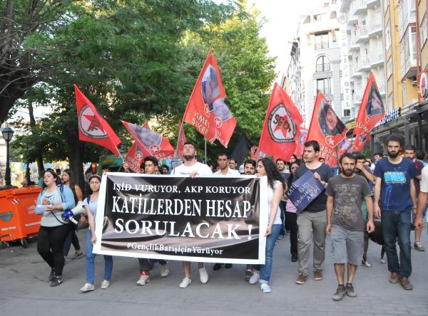 Eskişehir'de Suruç protestosu