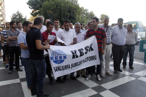 Şanlıurfa'da Eğitim-Sen Genel Merkezi’ne yapılan operasyona tepki