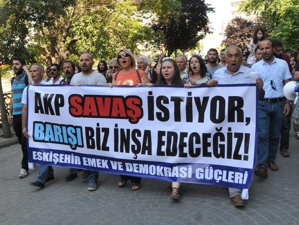 Eskişehir'de 'Barış' yürüyüşü