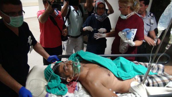 Balkondan Suruç protestosunu izlerken, aydınlatma fişeği öldürdü