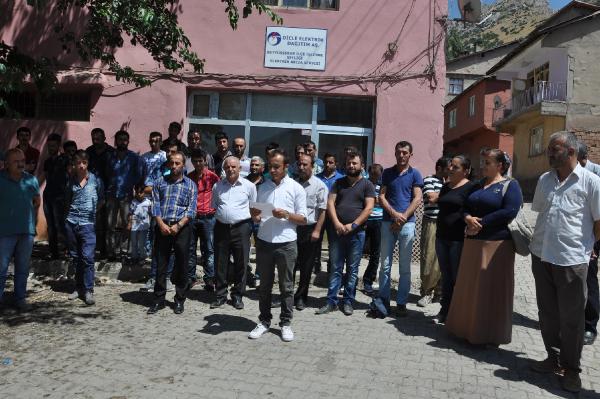 Beytüşşebap DEDAŞ'ta işten çıkarmalar protesto edildi