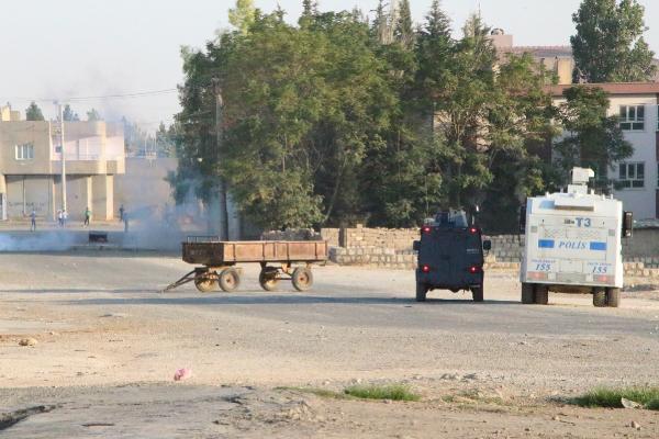 Nusaybin'de öldürülen YDGH'li genç için yapılan eyleme polis müdahale etti