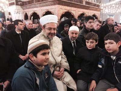 Diyanet İşleri Başkanı Görmez'in, Selimiye'de cuma hutbesi