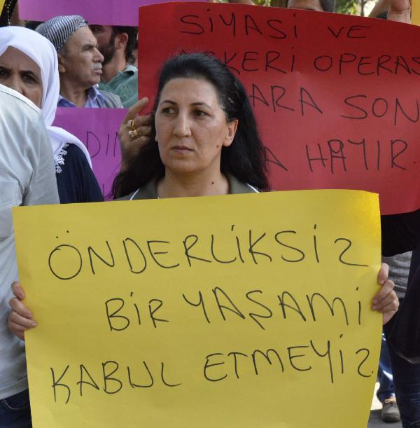 Siverek'te 'Savaşa hayır' protestosu