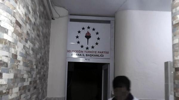Adana'da aynı adreste, bu kez 'Geleceğin Türkiye Partisi' tabelası altında kumar