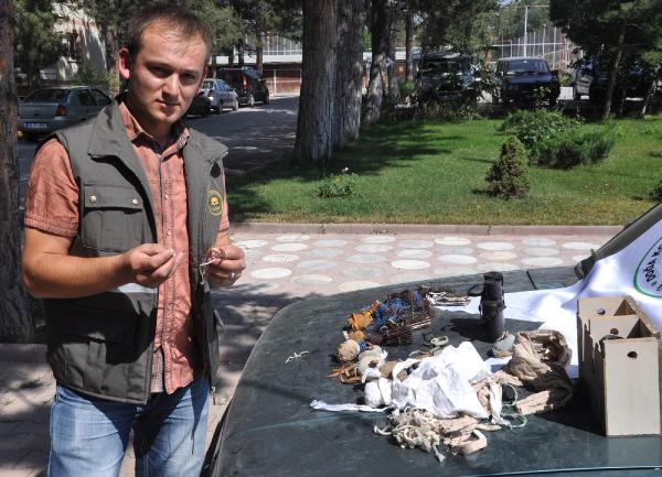Suriyeli şahin avcılarına suçüstü