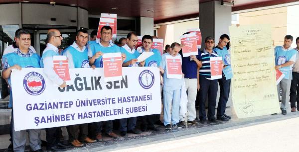 Sağlıkçılar şartlarının iyileştirilmesini istedi