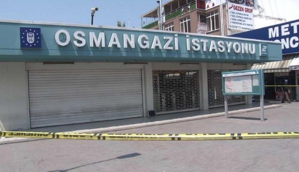 Bursaray istasyonunda unutulan çanta, bomba paniğine yolaçtı