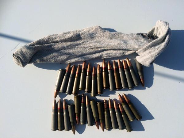 Elazığ'da kalaşnikof mermisi ve 37 kilo esrar ele geçirildi