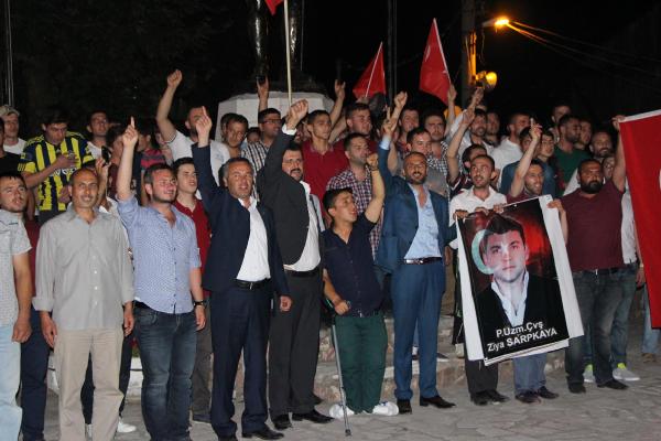 Bolu'da terör protestosu