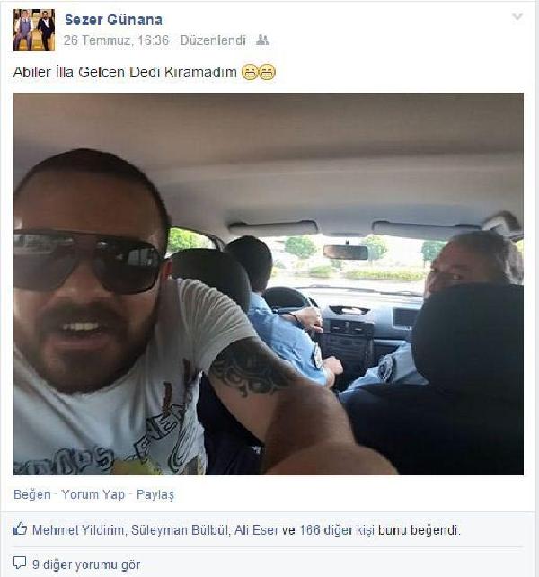 Bu da gözaltı özçekimi