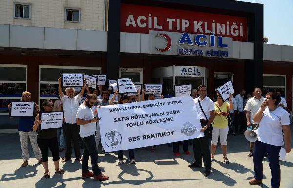 Sağlık çalışanları taleplerini anlattı