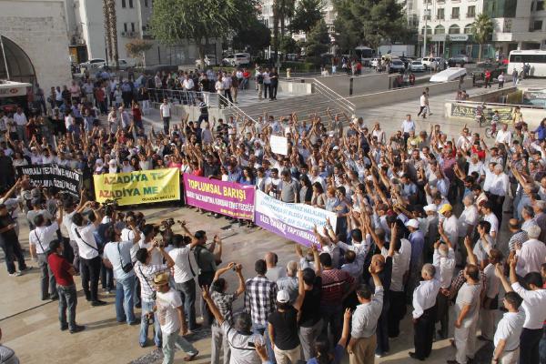 Şanlıurfa’da HDP'lilerden protesto
