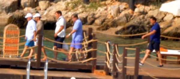 Nazarbayev, Bodrum'da tatilde