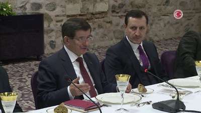 BAŞBAKAN DAVUTOĞLU LİBYA ULUSAL GENEL KONGRE BAŞKANI NURİ EBU SEHMEYN İLE GÖRÜŞÜYOR