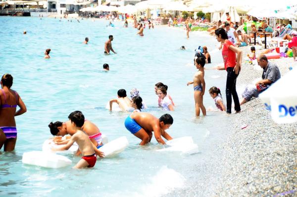 Bodrum'da termometreler 45 dereceyi gösterdi