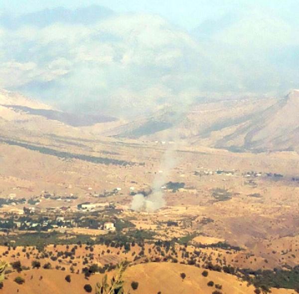 Derecik'ten Kuzey Irak'a top atışı