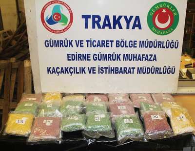 Kapıkule’de 140 bin Ecstasy hap ele geçirildi