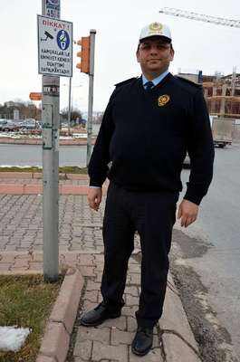 Kayseri'de kamerayla emniyet kemeri denetimi