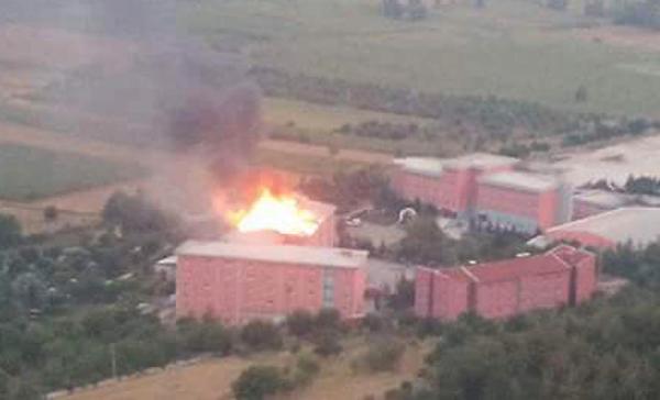 Gölpazarı Açık Cezaevi'nde yangın (2)
