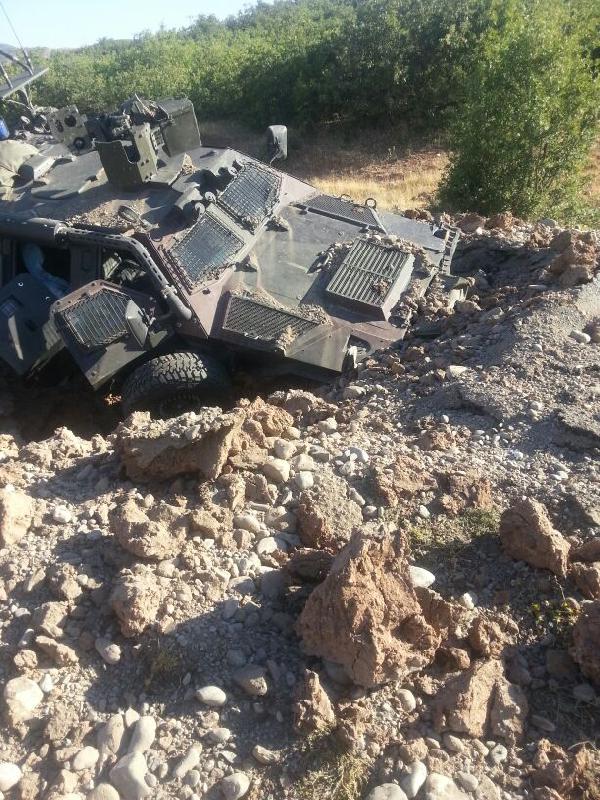 Silvan barajına roketatarlı, Bingöl'de askeri araçlara mayınlı saldırı yapıldı