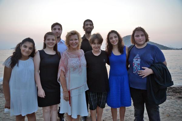 Gümüşlük'te genç piyanistlerin resitali