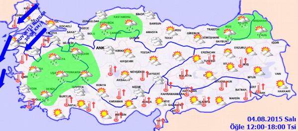 Kavurucu sıcaklar sürüyor