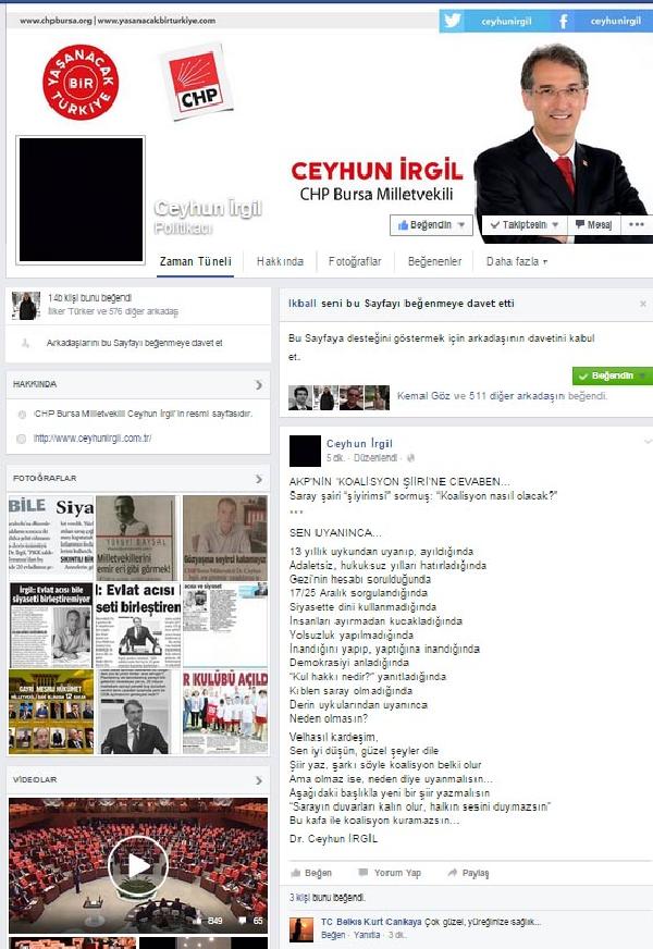 CHP’li İrgil, Uğur Işılak’ın koalisyon şiirine şiirle yanıt verdi: Sen uyanınca
