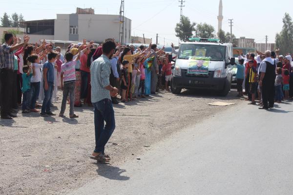 Habur'da otopsileri yapılan 13 YPG'linin cenazeleri ailelerine teslim edildi