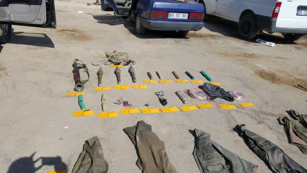 Yüksekova'da çok sayıda mühimmat ele geçirildi