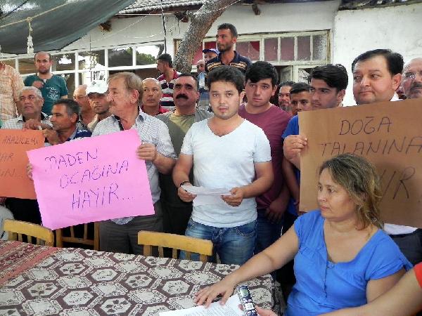 Kaymakçı sakinlerinden mıcır ocağı tepkisi sürüyor