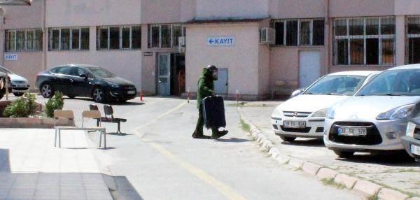 Hastane bahçesinde şüpheli valiz paniği