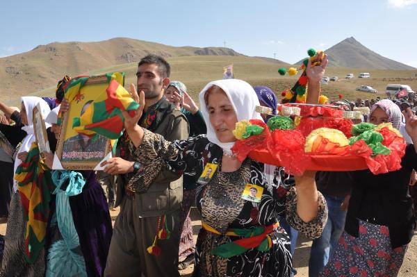 YPG'li Veysi Cin'in cenazesi PKK mezarlığında toprağa verildi
