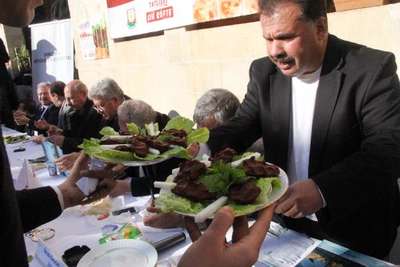 Şanlıurfa'da çiğ köfte yarışması