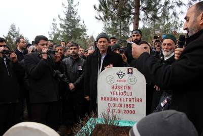Hizbullah lideri Hüseyin Velioğlu mezarı başında anıldı